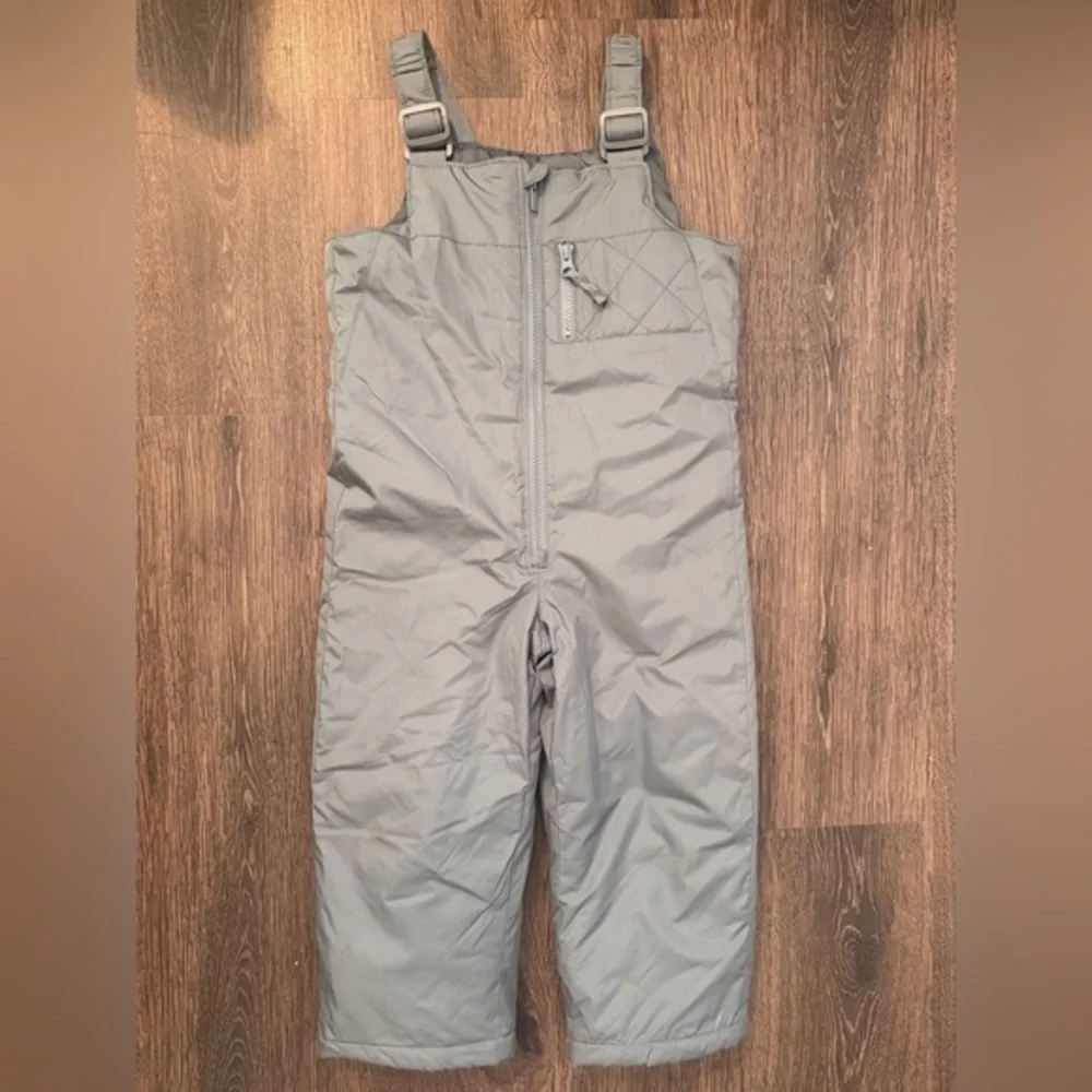 Old Navy Kids Gray Snow Overalls